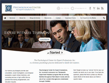 Tablet Screenshot of forensicpsychologicalcenter.com